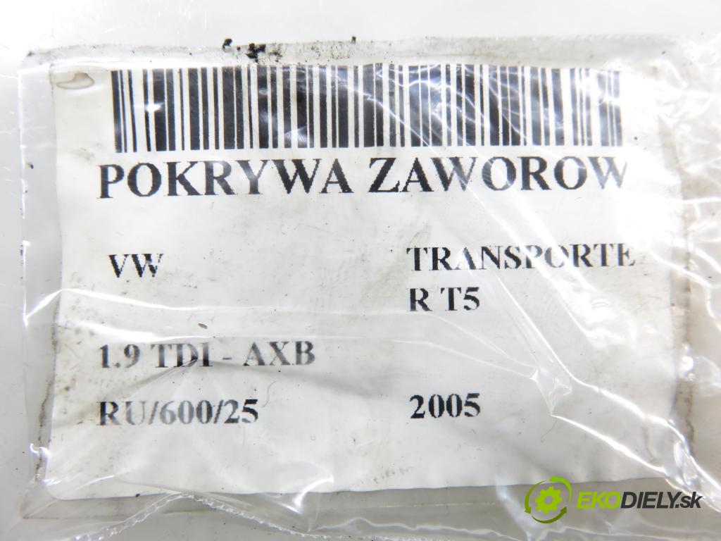 VW TRANSPORTER V Skrzynia (7HA, 7HH, 7EA, 7EH) FURGON 2005 77,00 1.9 TDI PD 105 - AXB 1896,00 Kryt Ventilov 038103469R