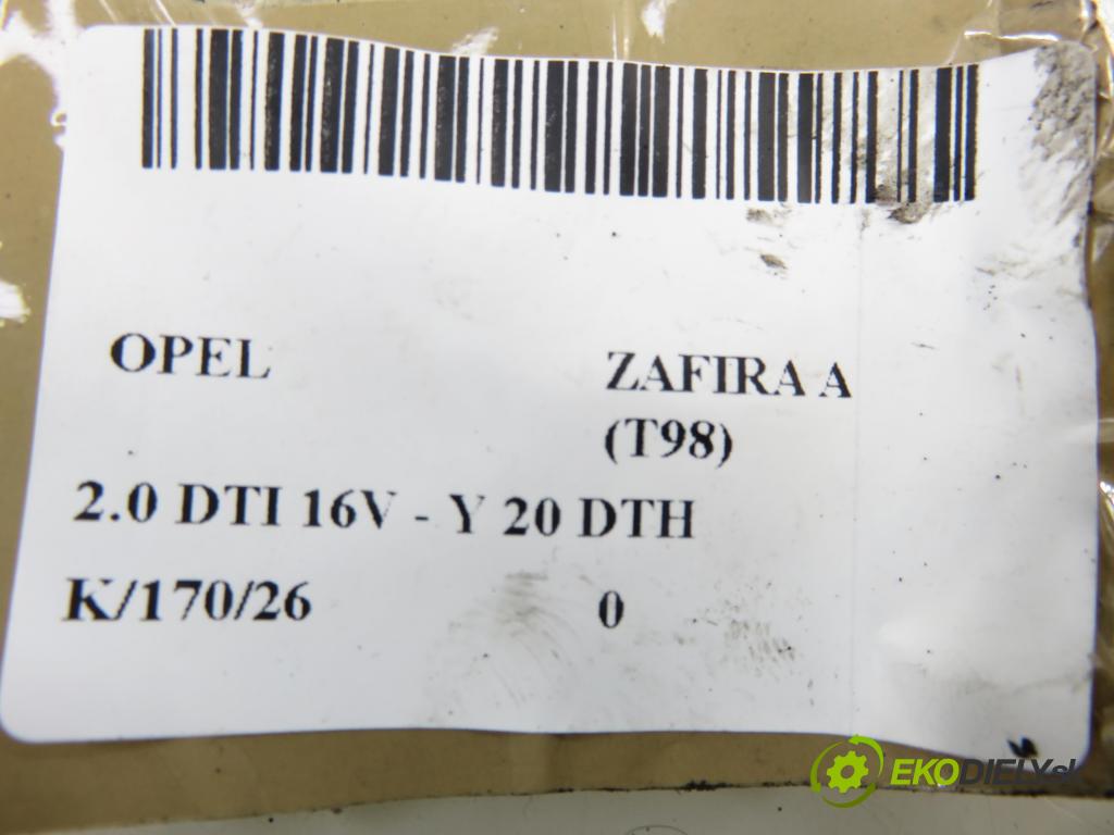 OPEL ZAFIRA A Nadwozie Wielkopojemne (MPV) (T98)  MINIVAN 2000 74,00 2.0 DTI 16V 101 - Y 20 DTH 1995,00 VENTIL EGR