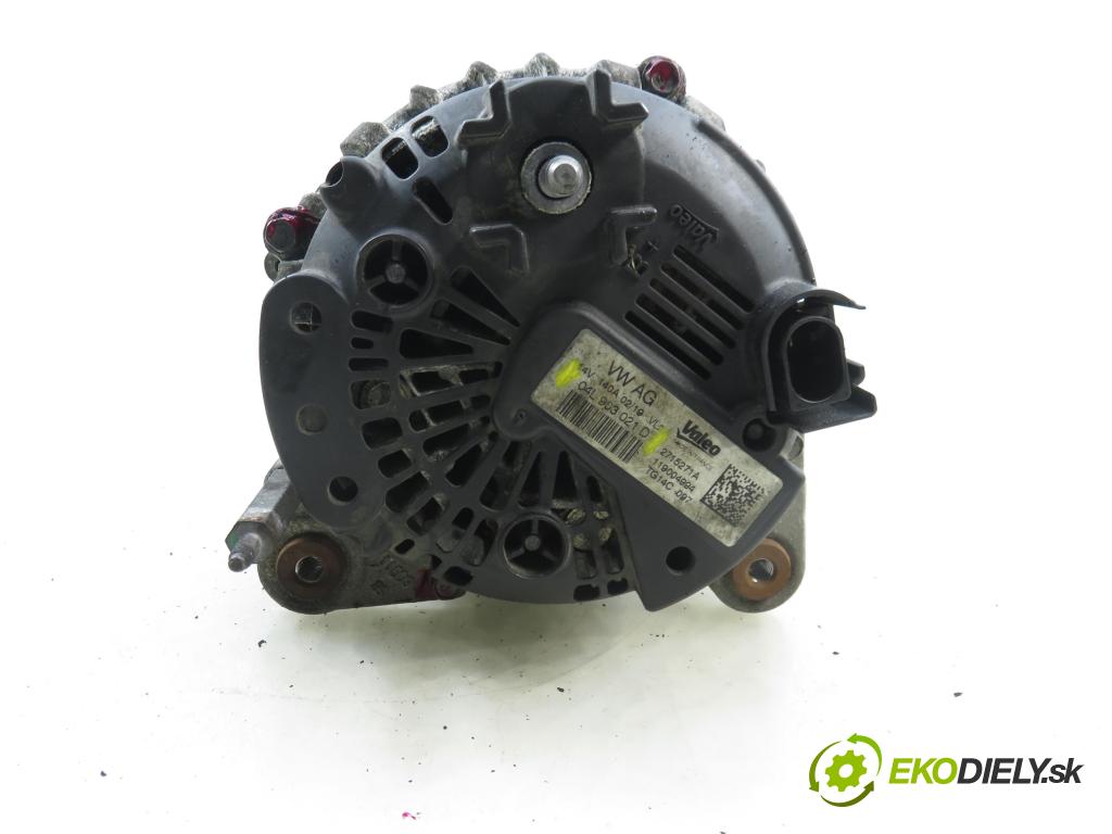 VW GOLF VII Variant (BA5, BV5) KOMBI 2019 850,00 1.6 TDI CR 115 - DGTE 1598,00 Alternátor 04L903021D (Alternátor)