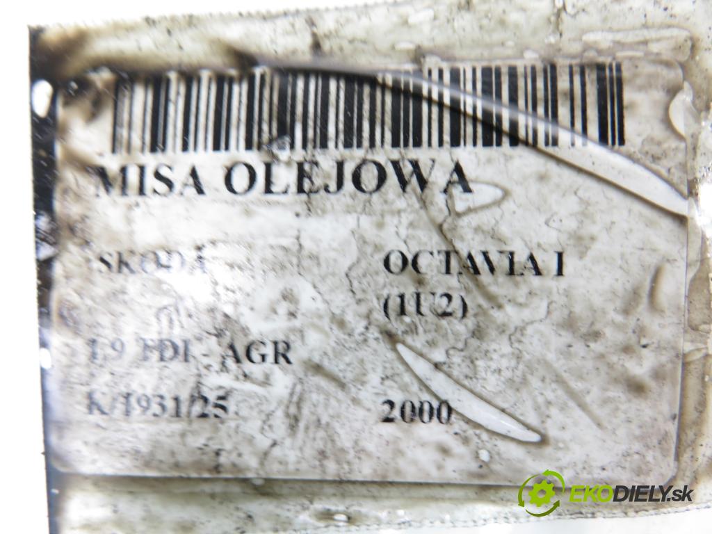 SKODA OCTAVIA I (1U2) LIFTBACK 2000 66,00 1.9 TDI 90- AGR 1896,00 Vaňa olejová 038103603N (Olejová vaňa)