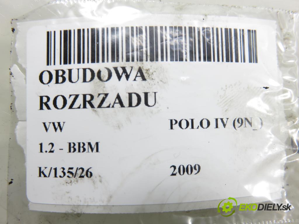 VW POLO (9N_) HB 2009 44,00 1.2 6V 60 - BBM 1198,00 Obal Vačkový hriadeľ: 03D109211P