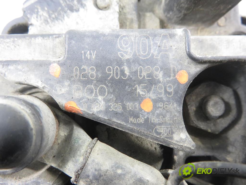 VW GOLF IV Variant (1J5) KOMBI 1999 55,00 1.4 16V - AKQ 1390,00 Alternátor 028903028D (Alternátor)