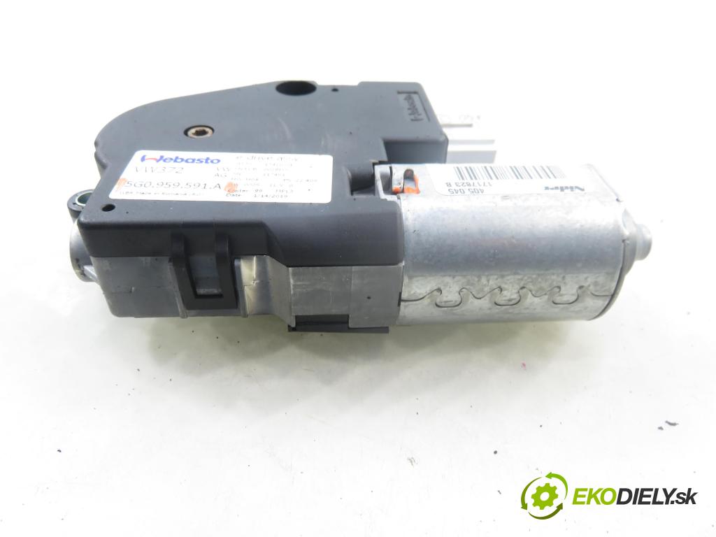 VW GOLF VII Variant (BA5, BV5) KOMBI 2019 850,00 1.6 TDI CR 115 - DGTE 1598,00 Motorček strešného okna 5G0959591A (Motorček ovládania strešného okna)