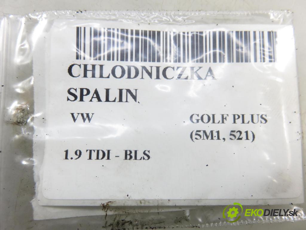 VW GOLF PLUS (5M1, 521) HB 2008 77,00 1.9 TDI - BLS 1896,00 Chladič spalín 03G131512AD