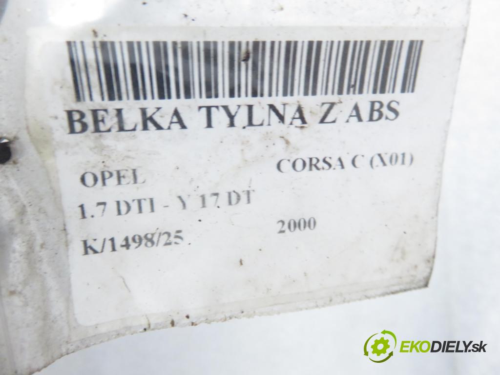 OPEL CORSA C (X01) HB 2000 55,00 1.7 DTI - Y 17 DT 1686,00 Výstuha zadná ABS