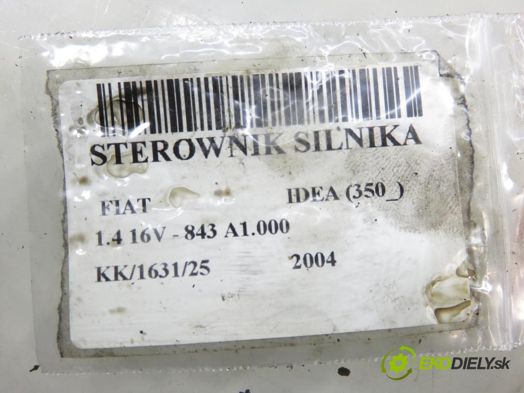 FIAT IDEA (350_) HB 2004 70,00 1.4 16V 95 - 843 A1.000 1368,00 řídící jednotka motora 0261208206