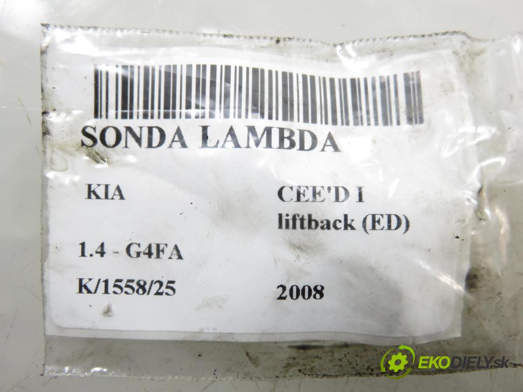 KIA CEE'D liftback (ED) HB 2008 80,00 1.4 16V 109 - G4FA 1396,00 sonda lambda  (Lambda sonda)