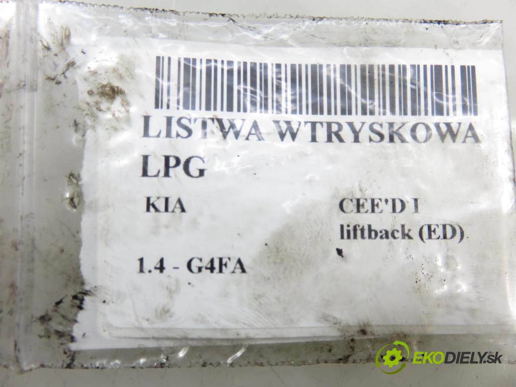 KIA CEE'D liftback (ED) HB 2008 80,00 1.4 16V 109 - G4FA 1396,00 Lišta vstrekovacia LPG 67R010185 ; DE802125