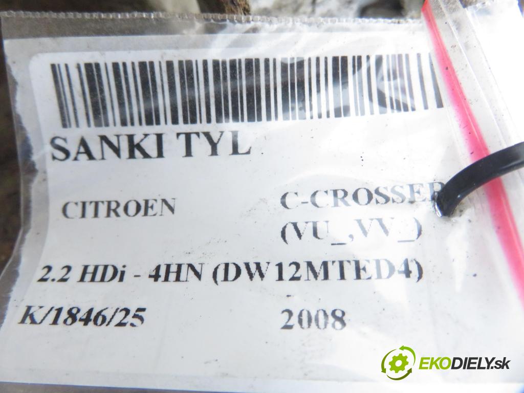 CITROEN C-CROSSER (EP_) SUV 2008 115,00 2.2 HDi 160 - 4HN (DW12MTED4) 2179,00 zadné