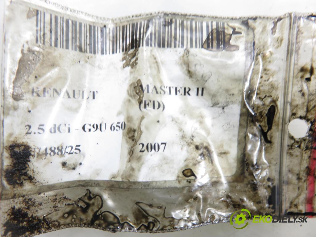 RENAULT MASTER II Skrzynia (FD) FURGON 2007 88,00 2.5 dCi 120 - G9U 650 2464,00 vstřikovač 0445110265 ; H82484403 (Vstřikovač paliva)