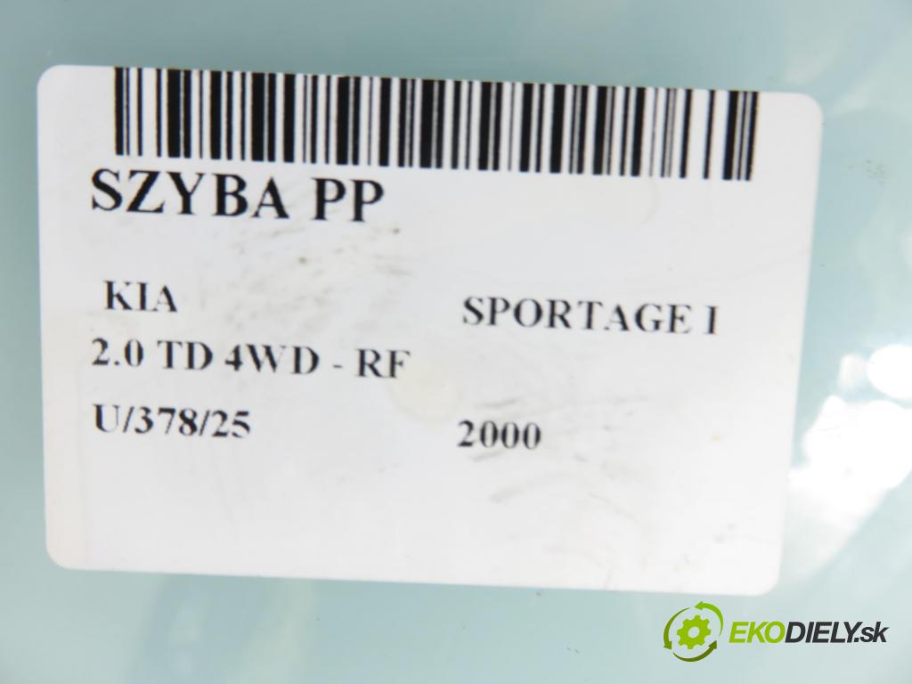 KIA SPORTAGE (K00) TERENOWY 2000 61,00 2.0 TD 4WD 83 - RF 1998,00 Okno PP