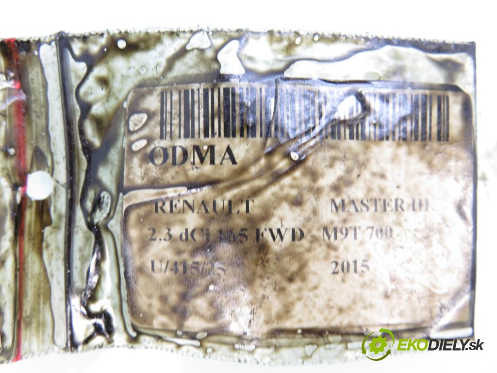 RENAULT MASTER III Platforma / podwozie (EV, HV, UV) KABINA/PLATFORMA 2015 0,00 2.3 dCi 165 FWD - M9T 700 2298,00 výparník 118305765R