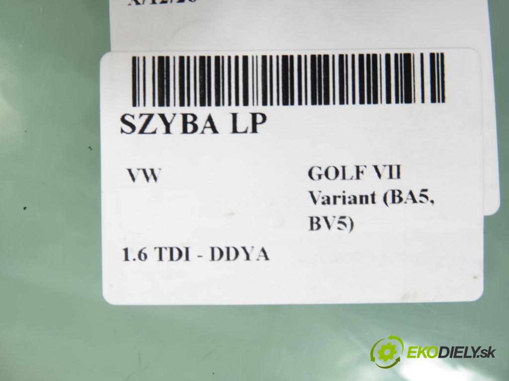 VW GOLF VII Variant (BA5, BV5) KOMBI 2019 850,00 1.6 TDI CR 115 - DGTE 1598,00 Okno LP