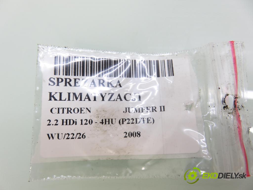 CITROEN JUMPER Skrzynia FURGON 2008 88,00 2.2 HDi 120 - 4HU (P22DTE) 2198,00 KOMPRESOR: klimatizace  (Kompresor klimatizace)