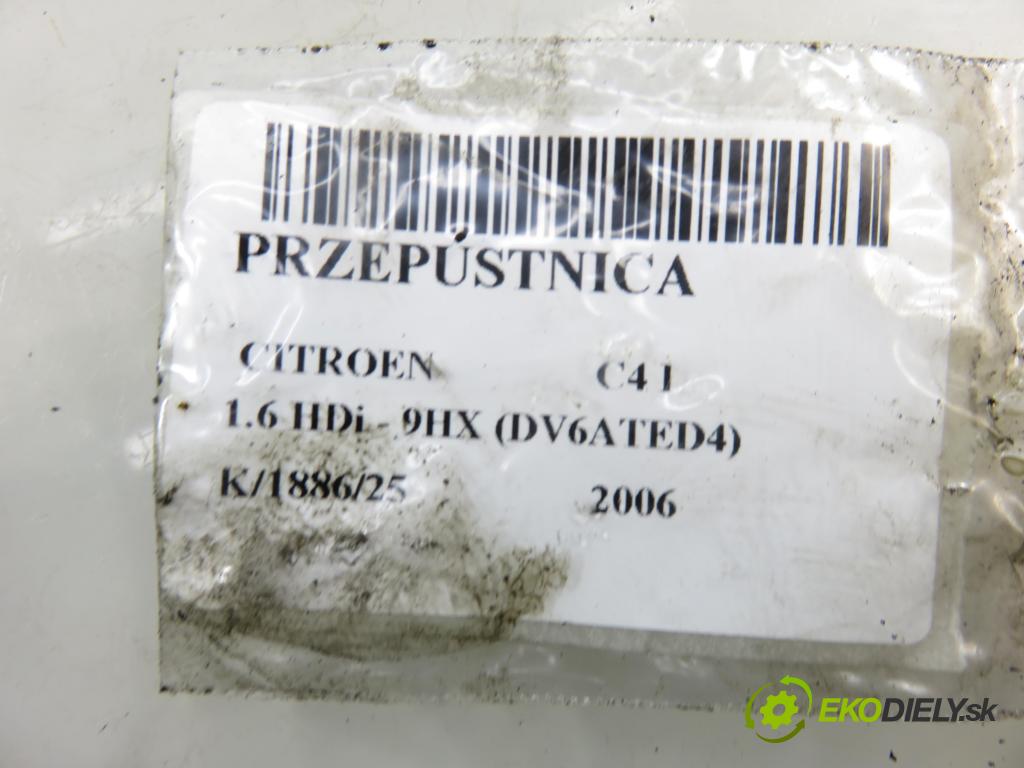 CITROEN C4 I (LC_) HB 2006 66,00 1.6 HDi - 9HX (DV6ATED4) 1560,00 Škrtiaca klapka 9660030480 ; 25365285 (Škrtiaca klapka)