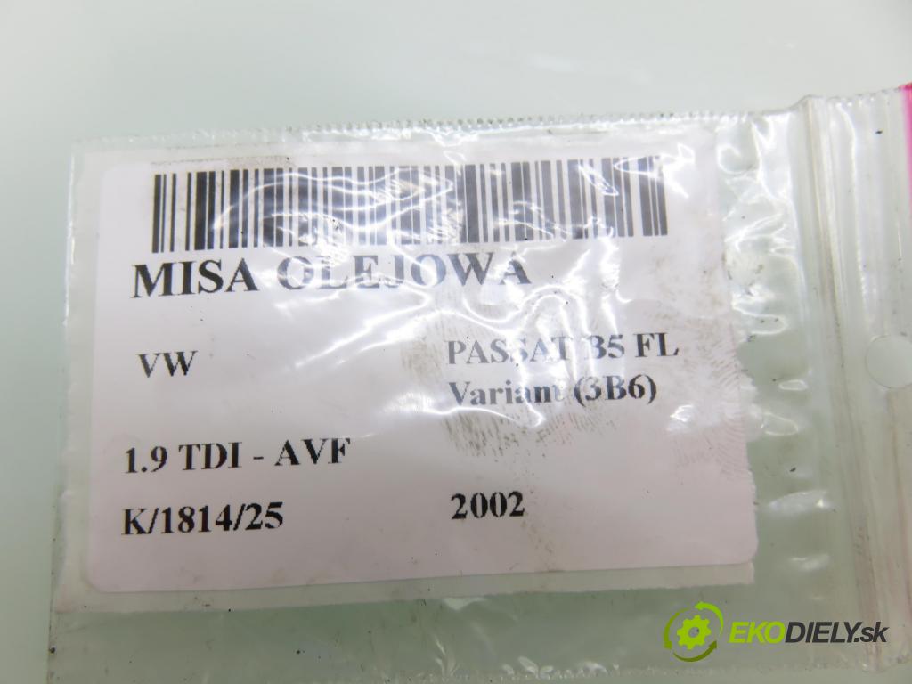 VW PASSAT B5.5 Variant (3B6) KOMBI 2002 96,00 1.9 TDI PD 130 - AVF 1896,00 Vaňa olejová 06B103603N (Olejová vaňa)