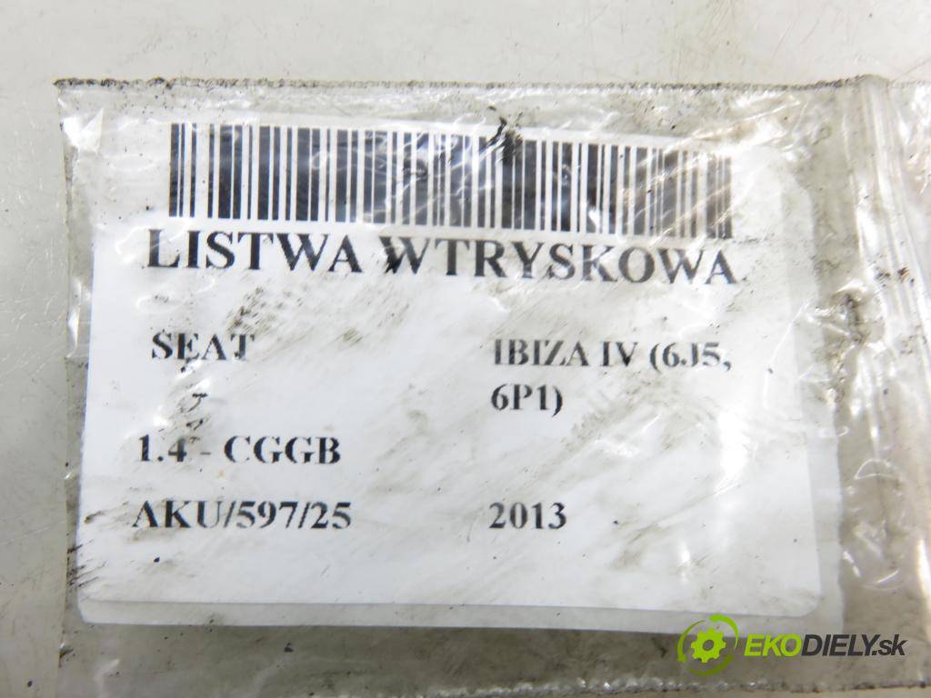 SEAT IBIZA IV (6J5, 6P1) HB 2013 63,00 1.4 - CGGB 1390,00 Lišta vstrekovacia IWP196 ; 036031AH ; 036133319CD (Vstrekovacia lišta)