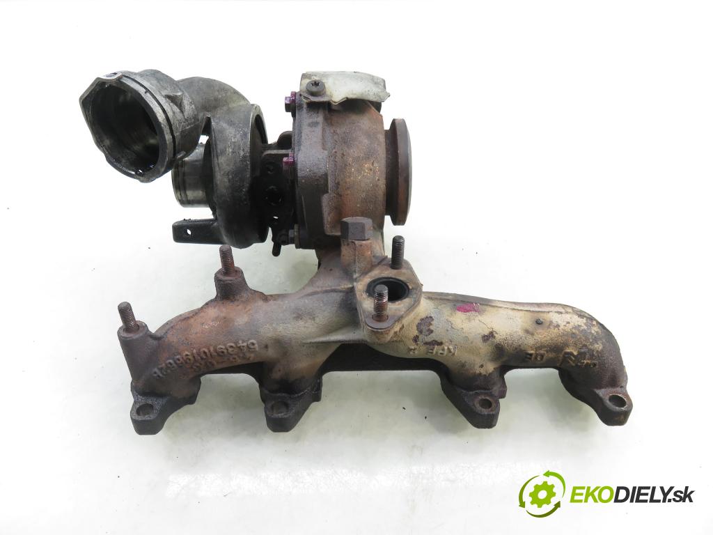 VW CADDY III Variant (2KB, 2KJ, 2CB, 2CJ) KOMBIVAN 2007 77,00 1.9 TDI PD 105 1896,00 RYCHLONABÍJEČKA: 03G253014M (Kompletní turbodmychadlo)