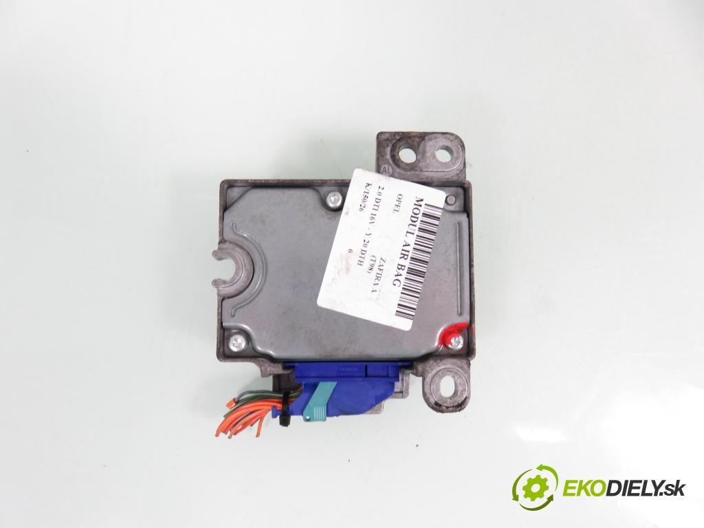 OPEL ZAFIRA A Nadwozie Wielkopojemne (MPV) (T98) MINIVAN 2001 74,00 2.0 DTI 16V 101 - Y 20 DTH 1995,00 MODUL air BAG 09229303BG ; 5WK42926