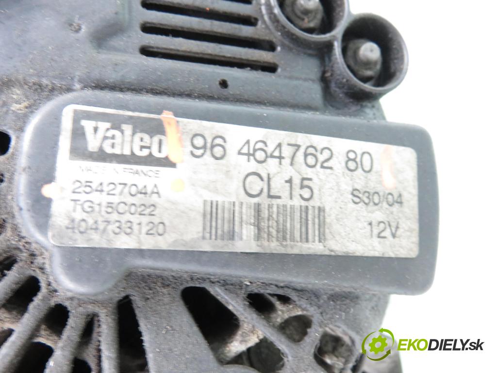 PEUGEOT 307 (3A/C) HB 2004 50,00 1.4 HDi - 8HZ (DV4TD) 1398,00 Alternátor 9646476280 ; TG15C022 (Alternátor)