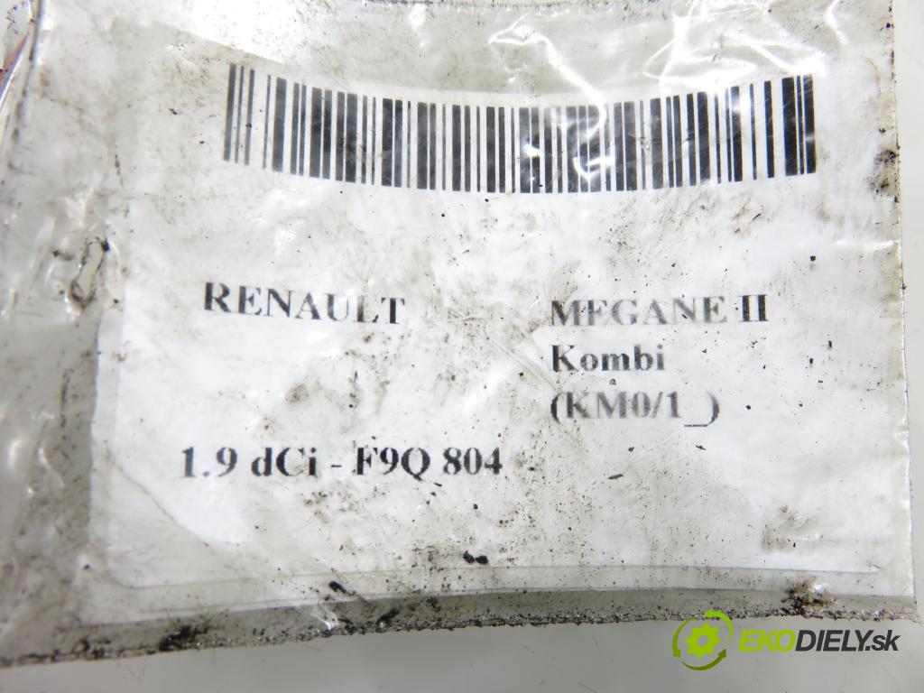 RENAULT MEGANE II Kombi (KM0/1_) KOMBI 2008 96,00 1.9 dCi 131 - F9Q 804 1870,00 vstrekovač 0445110280 ; H82606383 (Vstrekovač paliva)