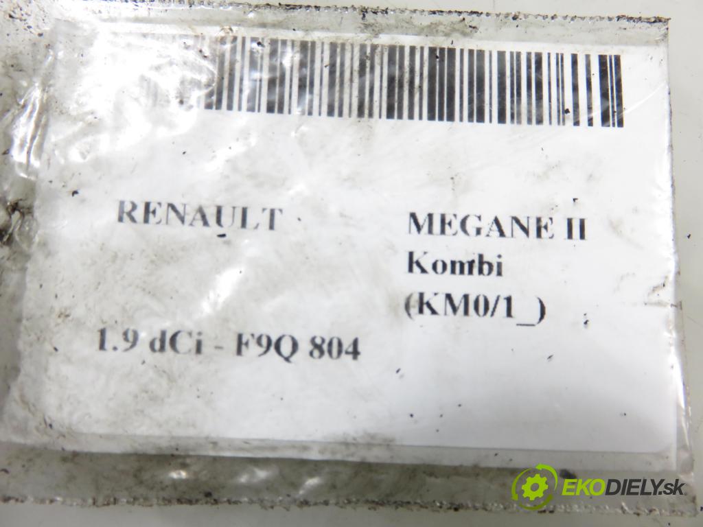 RENAULT MEGANE II Kombi (KM0/1_) KOMBI 2008 96,00 1.9 dCi 131 - F9Q 804 1870,00 vstrekovač 0445110280 ; H82606383 (Vstrekovač paliva)