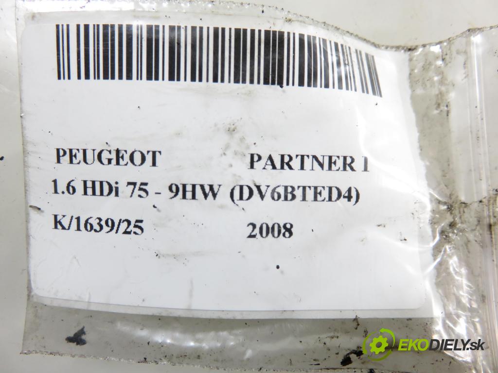 PEUGEOT PARTNER Skrzynia (5_, G_) KOMBIVAN 2008 55,00 1.6 HDi 75 - 9HW (DV6BTED4) 1560,00 vstrekovač 0445110239 (Vstrekovač paliva)