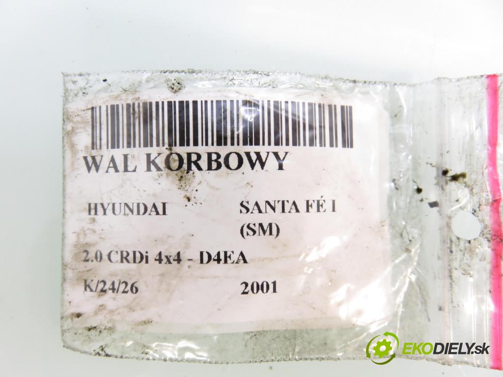 HYUNDAI SANTA FÉ I (SM) SUV 2001 83,00 2.0 CRDi 4x4 113 - D4EA 1991,00 hriadeľ KLIKA: