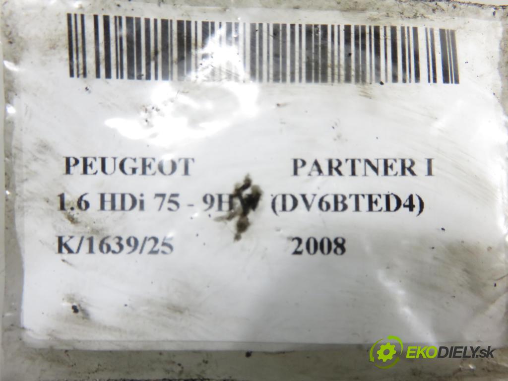 PEUGEOT PARTNER Skrzynia (5_, G_) KOMBIVAN 2008 55,00 1.6 HDi 75 - 9HW (DV6BTED4) 1560,00 vstrekovač 0445110239 (Vstrekovač paliva)