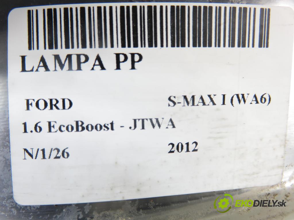FORD S-MAX (WA6) MINIVAN 2012 118,00 1.6 EcoBoost - JTWA 1596,00 Svetlo PP 6M2113W029AL
