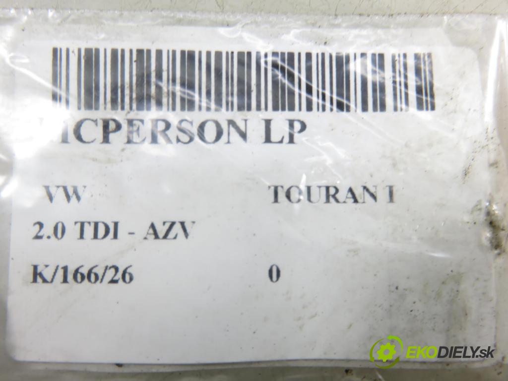 VW TOURAN (1T1, 1T2) MINIVAN 2004 100,00 2.0 TDI PD 16V 136 - AZV 1968,00 MCPERSON LP 1T0413031BR