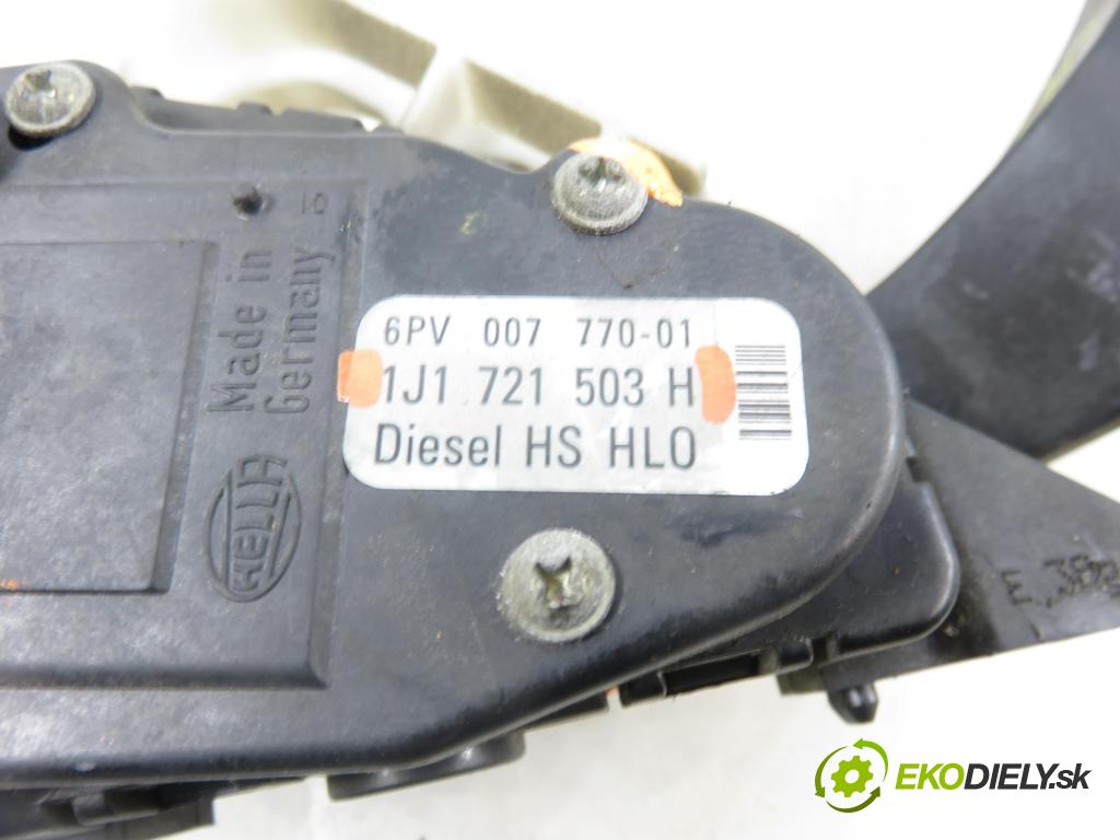 AUDI A3 (8L1) HB 1999 81,00 1.9 TDI 110 - AHF 1896,00 potenciometr plynového pedálu 1J1721503H (Potenciometr plynového pedálu)