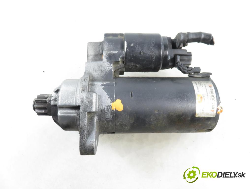 VW TOURAN (1T1, 1T2) MINIVAN 2004 100,00 2.0 TDI PD 16V 136 - AZV 1968,00 Štartér 0986020260 (Štartér)