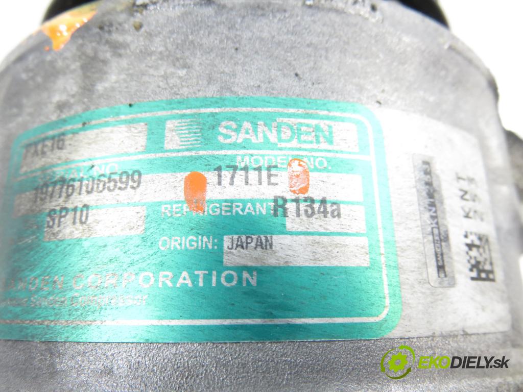 VW TOURAN (1T1, 1T2) MINIVAN 2004 100,00 2.0 TDI PD 16V 136 - AZV 1968,00 KOMPRESOR: klimatizace 1711E (Kompresor klimatizace)