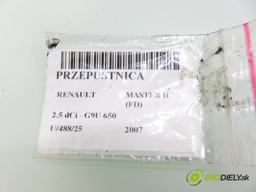 RENAULT MASTER II Skrzynia (FD) FURGON 2007 88,00 2.5 dCi 120 - G9U 650 2464,00 škrtíci klapka 7701062300 (Škrticí klapka)