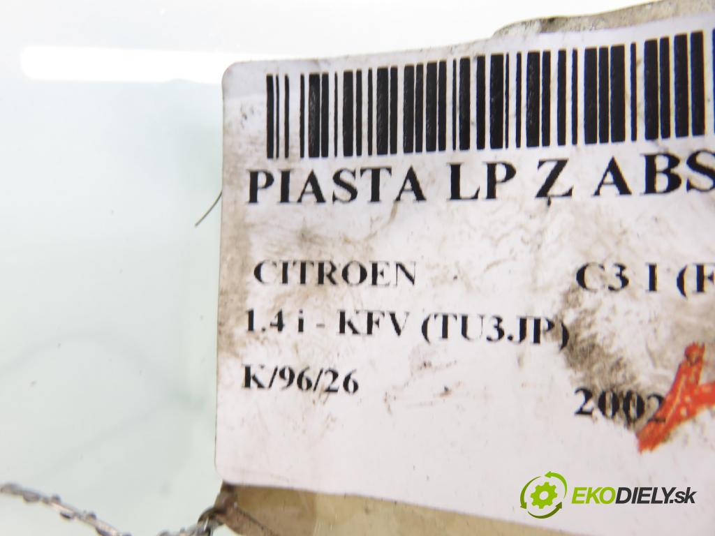 CITROEN C3 I (FC_) HB 2002 54,00 1.4 i - KFV (TU3JP) 1360,00 náboj LP