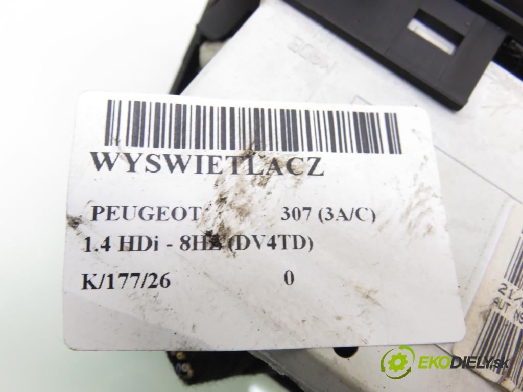 PEUGEOT 307 (3A/C) HB 2004 50,00 1.4 HDi - 8HZ (DV4TD) 1398,00 ZOBRAZIT: 9652809977