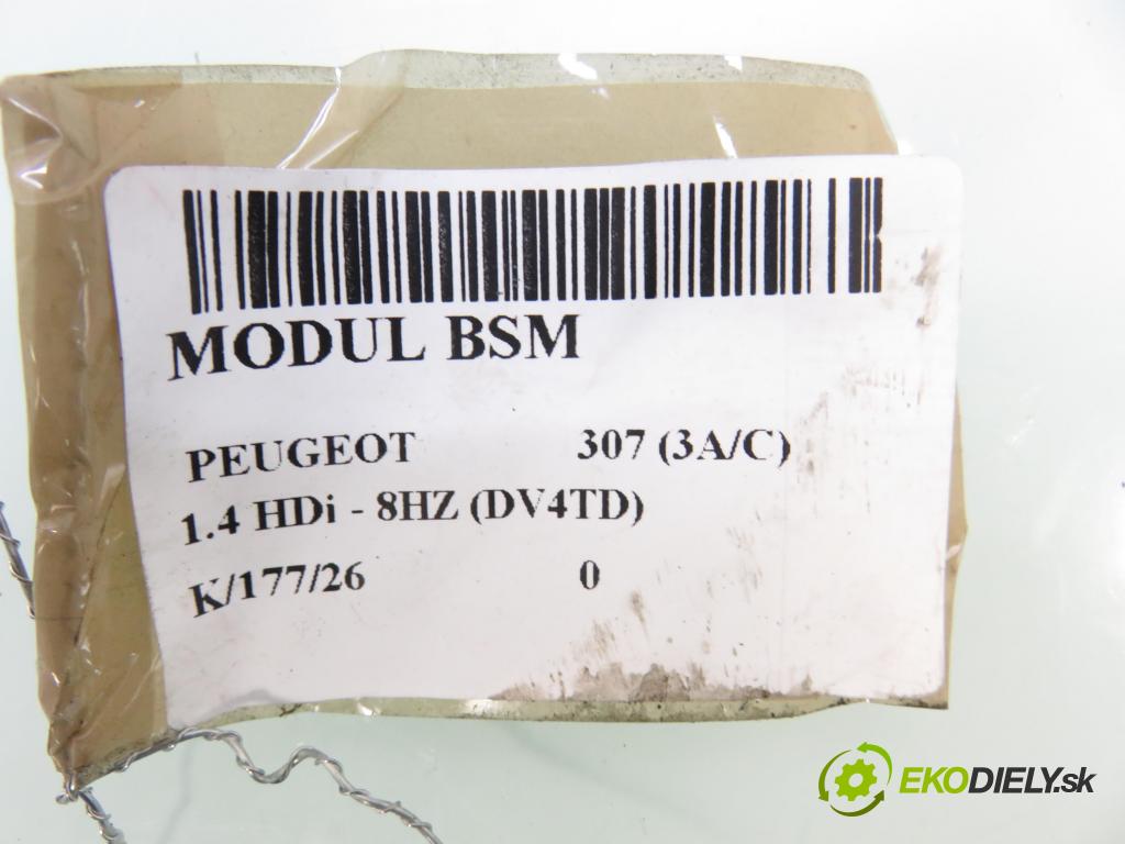 PEUGEOT 307 (3A/C) HB 2004 50,00 1.4 HDi - 8HZ (DV4TD) 1398,00 MODUL BSM 9650664180