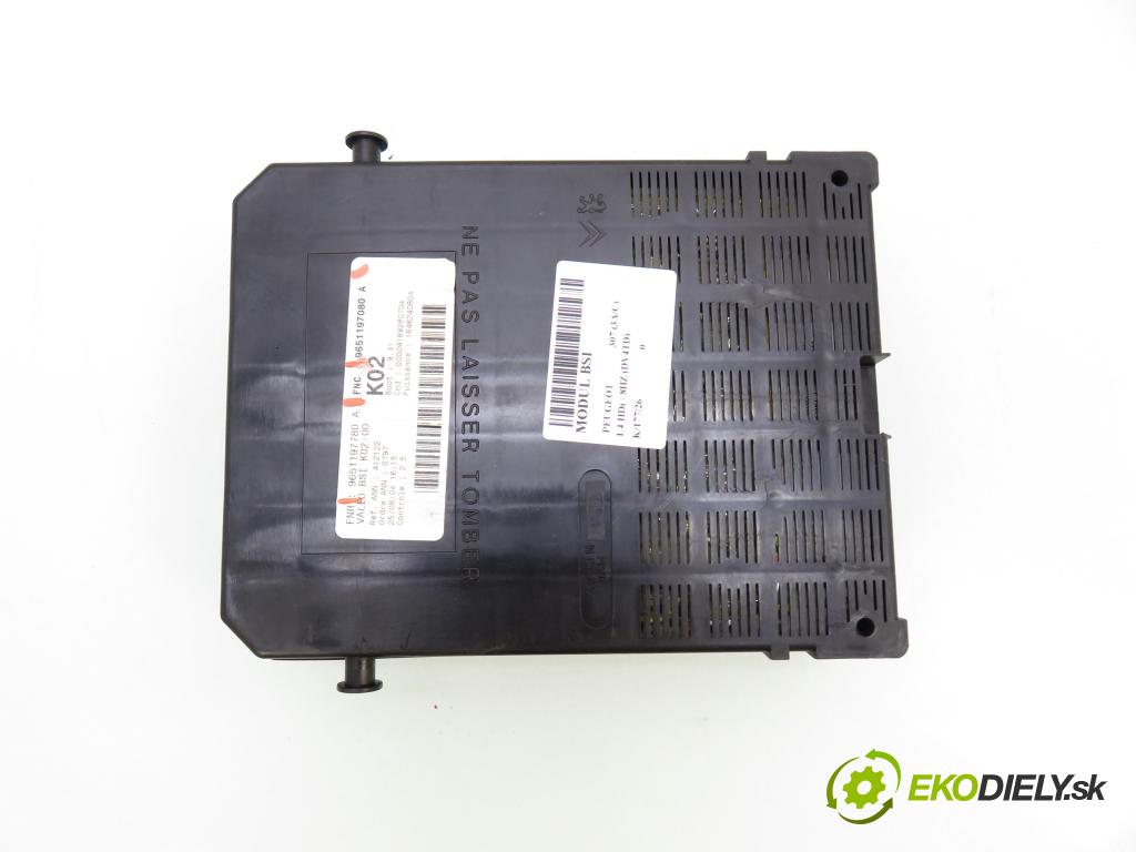 PEUGEOT 307 (3A/C) HB 2004 50,00 1.4 HDi - 8HZ (DV4TD) 1398,00 MODUL BSI 9651197780A ; 9651197080A