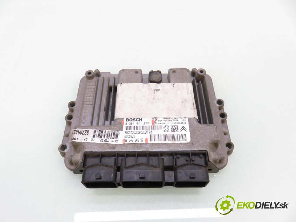 PEUGEOT 307 (3A/C) HB 2004 50,00 1.4 HDi - 8HZ (DV4TD) 1398,00 Riadiaca jednotka Motor 0281011090 ; 9654984380