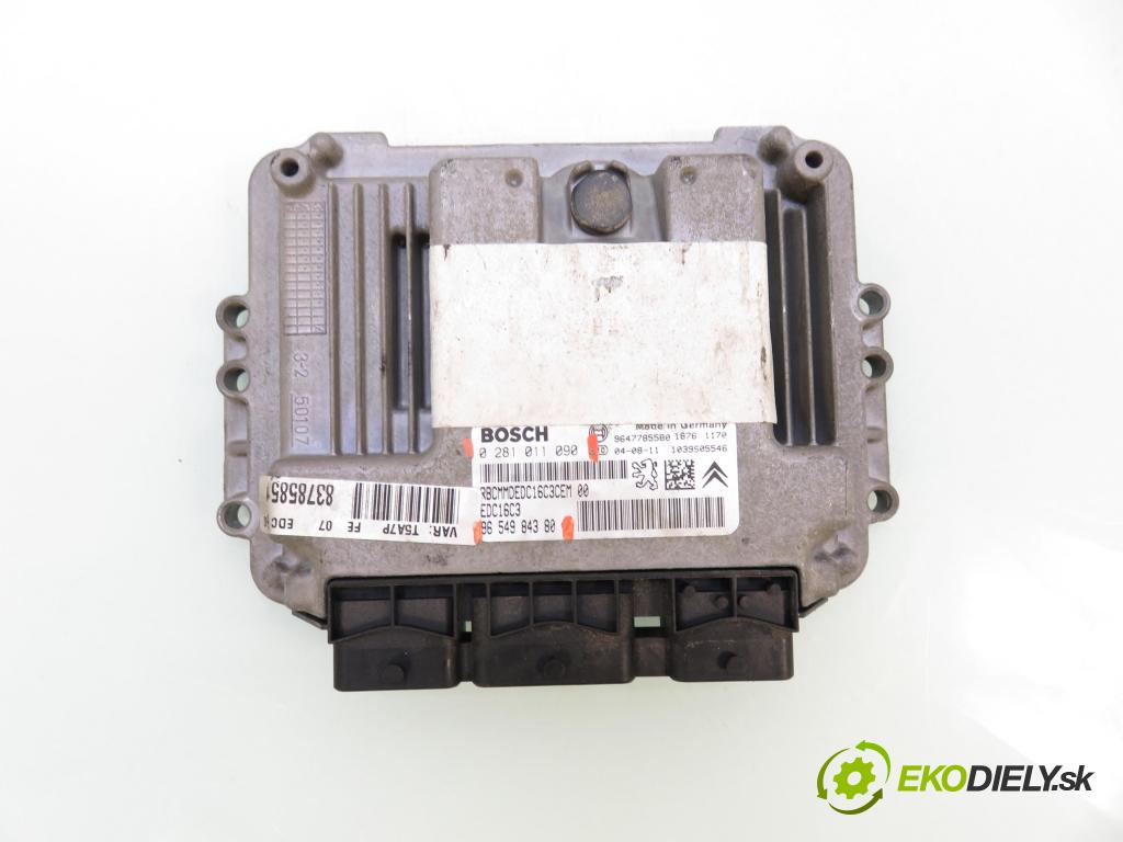 PEUGEOT 307 (3A/C) HB 2004 50,00 1.4 HDi - 8HZ (DV4TD) 1398,00 Riadiaca jednotka Motor 0281011090 ; 9654984380
