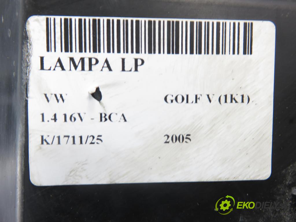 VW GOLF V (1K1) HB 2005 55,00 1.4 16V - BCA 1390,00 Svetlo LP 1K6941005N