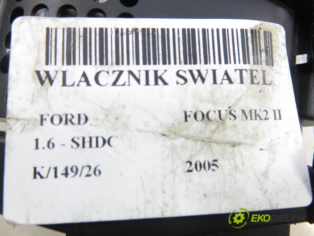 FORD FOCUS II (DA_, HCP) HB 2005 74,00 1.6 - SHDC 1596,00 prepínač svetlá 4M5T13A024CA