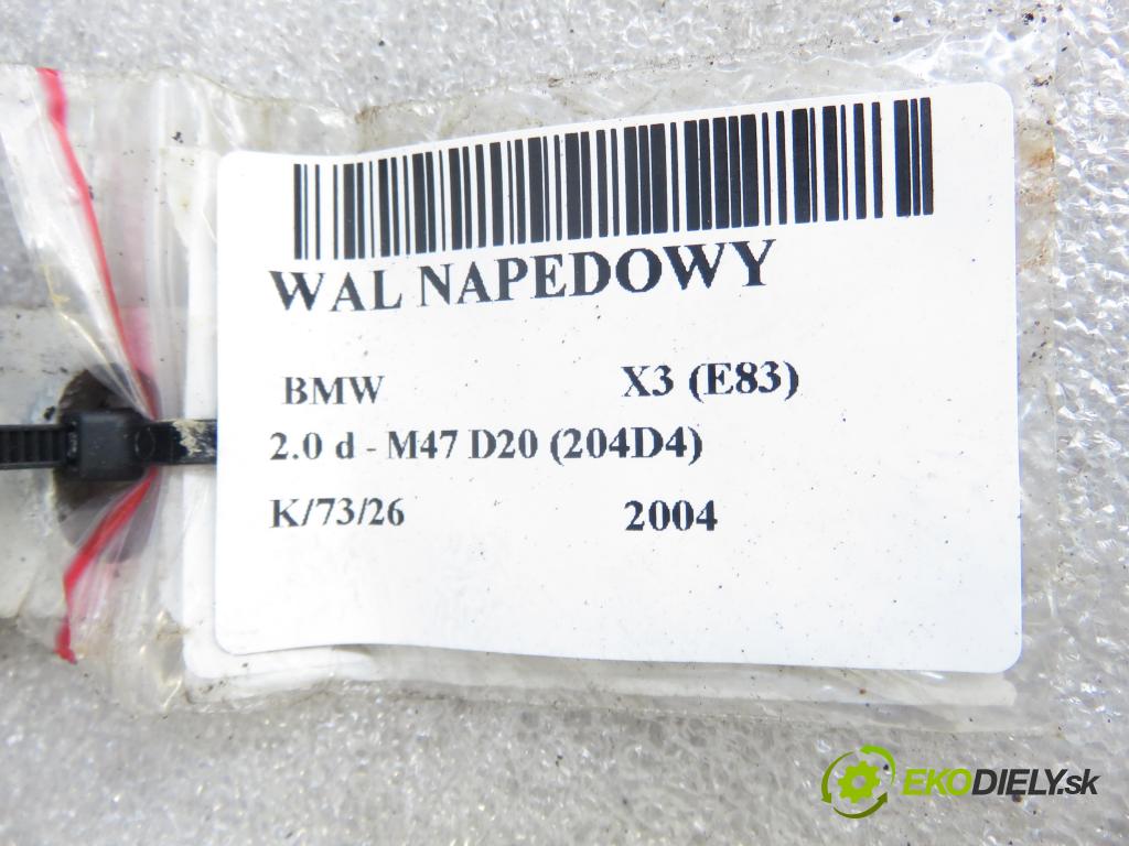 BMW X3 (E83) SUV 2004 110,00 2.0 d 150 - M47 D20 (204D4) 1995,00 hriadeľ JAZDA: 3402142
