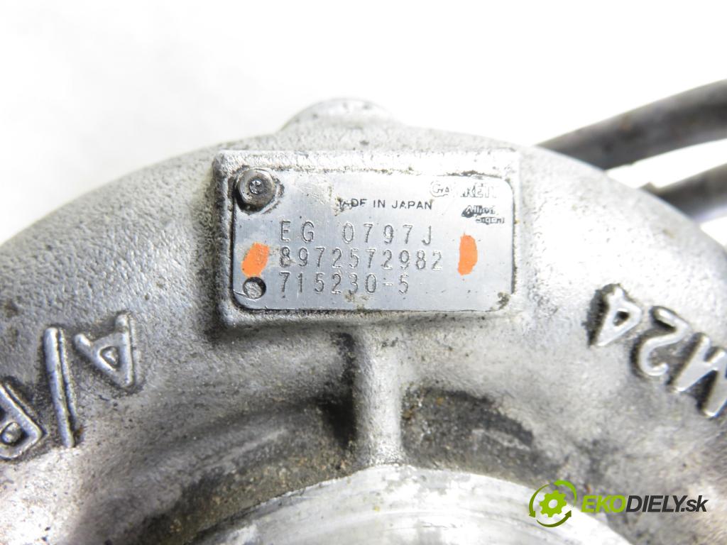 SAAB 9-5 (YS3E) SEDAN 2001 130,00 3.0 TiD - D308L 2958,00 RYCHLONABÍJEČKA: 8972572982 (Kompletní turbodmychadlo)