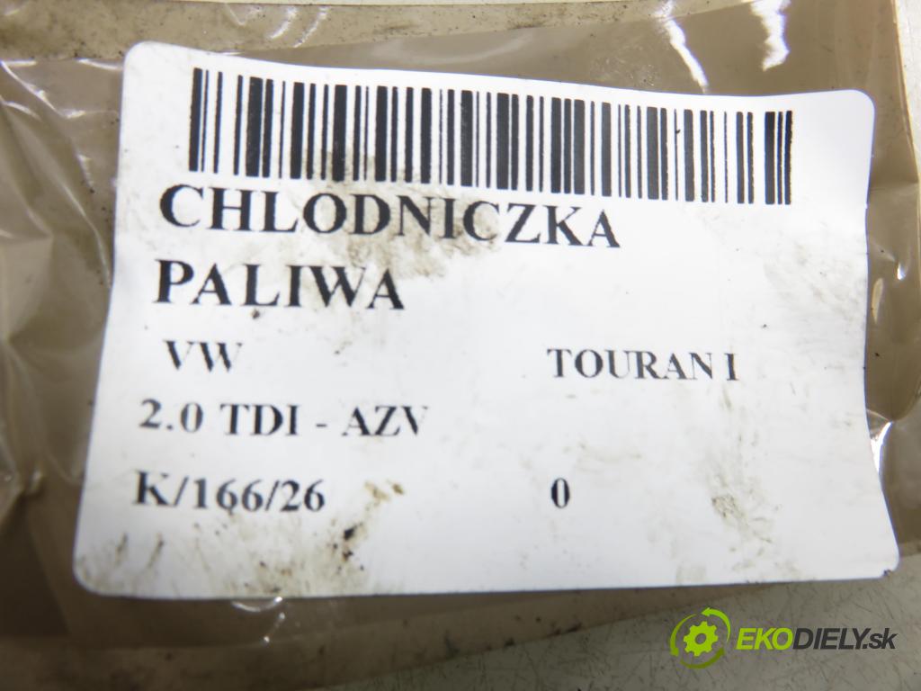 VW TOURAN (1T1, 1T2) MINIVAN 2004 100,00 2.0 TDI PD 16V 136 - AZV 1968,00 Chladič paliva 1K0203491