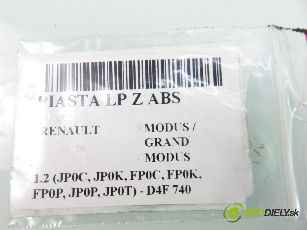 RENAULT MODUS / GRAND MODUS (F/JP0_) HB 2005 55,00 1.2 (JP0C, JP0K, FP0C, FP0K, FP0P, JP0P, JP0T) - D 1149,00 náboj LP ABS
