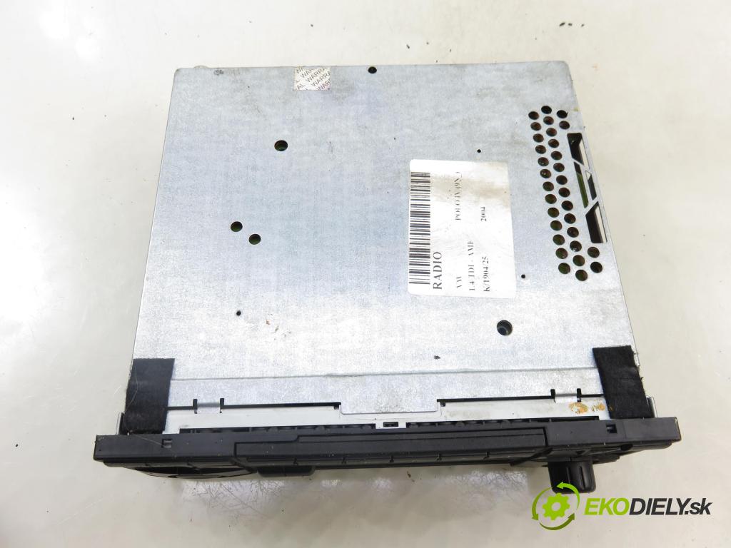 VW POLO (9N_) HB 2004 55,00 1.4 TDI PD 75 - AMF 1422,00 RADIO CD Modul 1J0035152C ; 1J0035119C