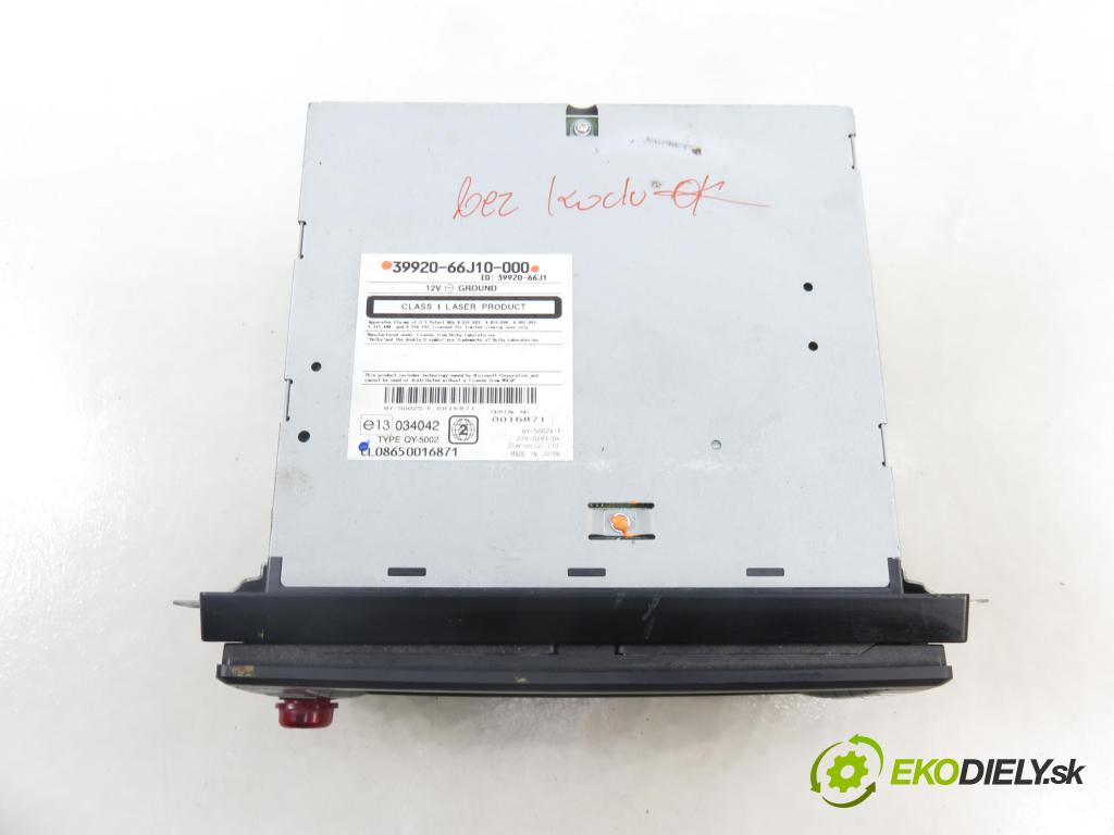 SUZUKI SWIFT III (MZ, EZ) HB 2009 68,00 1.3 92 - M13A 1328,00 RADIO CD 3992066J10000