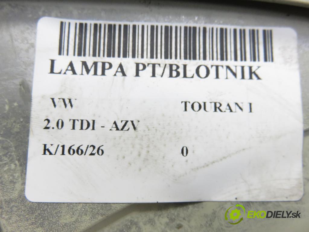 VW TOURAN (1T1, 1T2) MINIVAN 2004 100,00 2.0 TDI PD 16V 136 - AZV 1968,00 Svetlo pravé zadné 1T0945112B